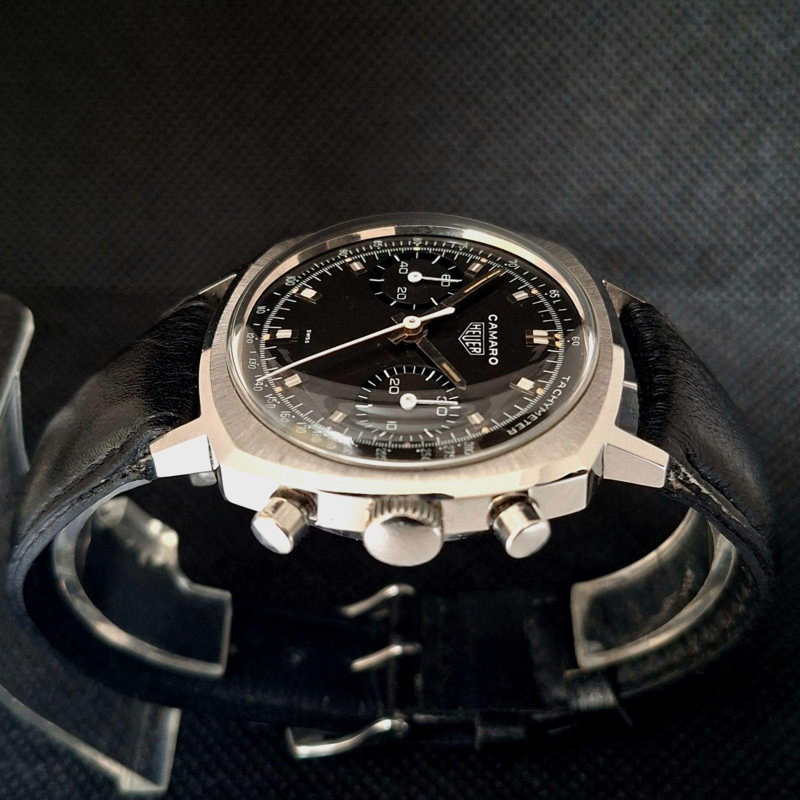 Heuer Jarama ref.110.225 vintage 1978 automatic chronograph cal.12