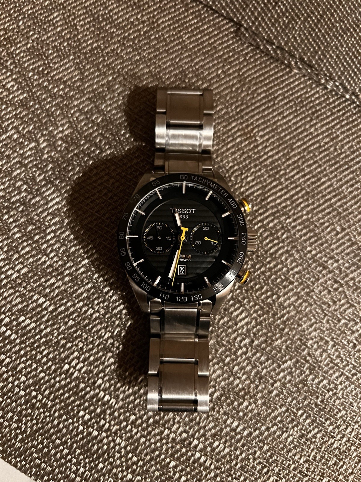 Tissot Men’s Black Watch – T100.417.11.051.01 PRS516 Automatic