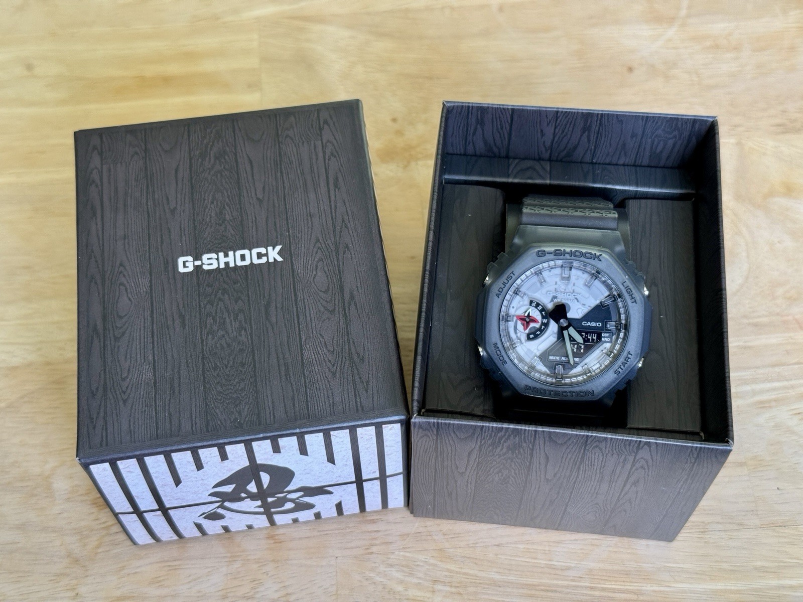 Casio G-Shock GA-2100NNJ-8AJR Ninja Series Gray Skeleton JDM Brand New in Box