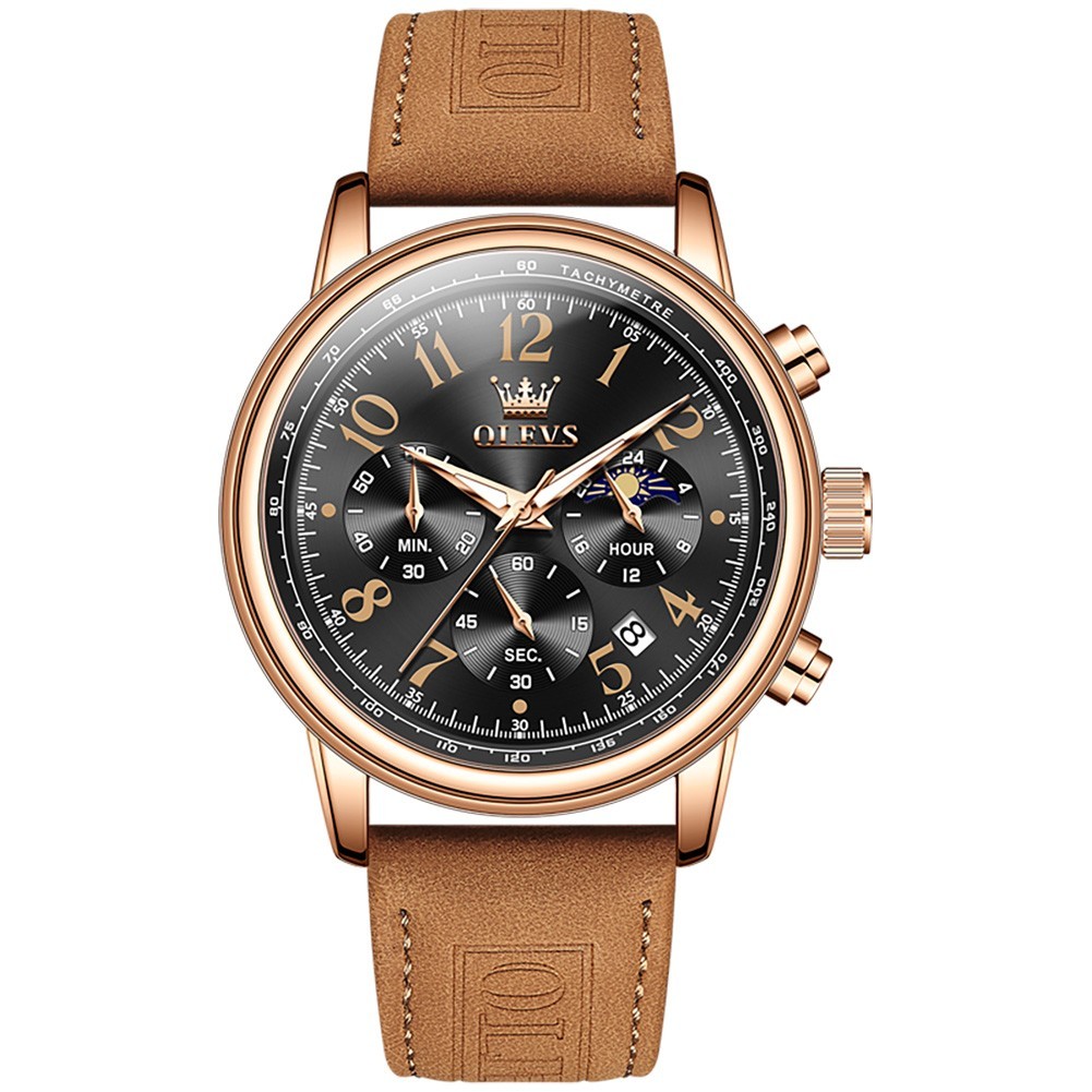 OLEVS 2912 Luminous 3ATM Waterproof Male New Year Present Leisure Quartz Watch