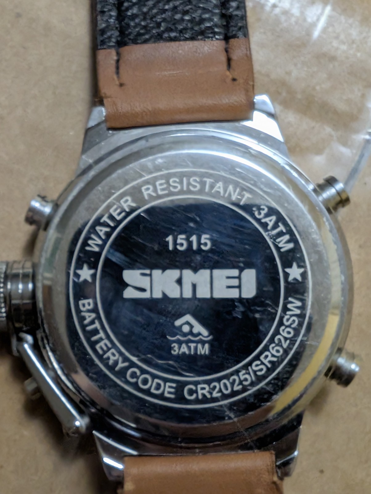 SKMEI 1515 Watch Sport Business Date Analog Digital Watch 3Bar Waterproof