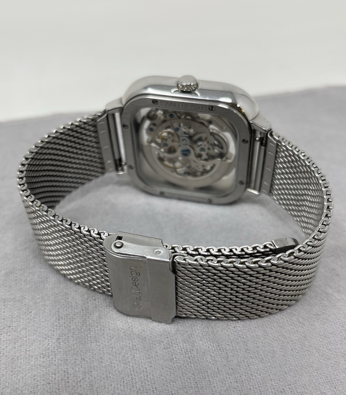 CIGA DESIGN MEN’S AUTOMATIC STAINLESS STEEL SKELETON WATCH