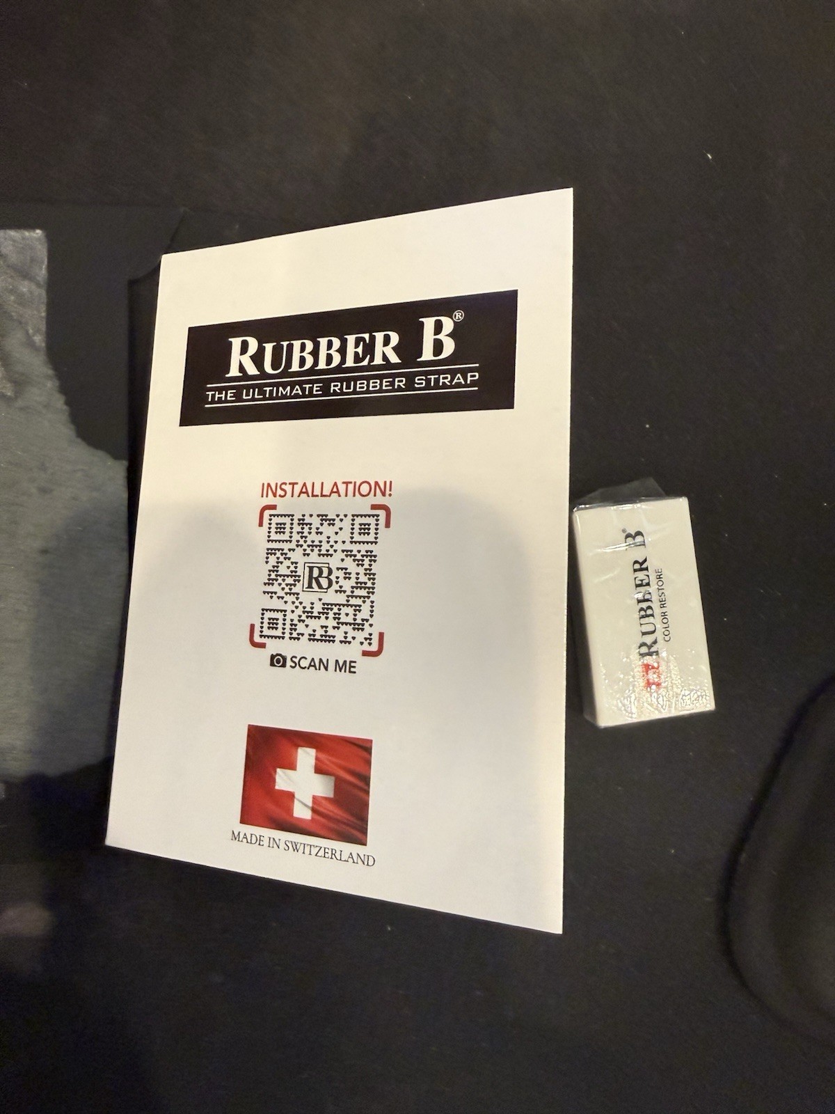 Rubber B Orange Strap For Rolex Explorer II 216570