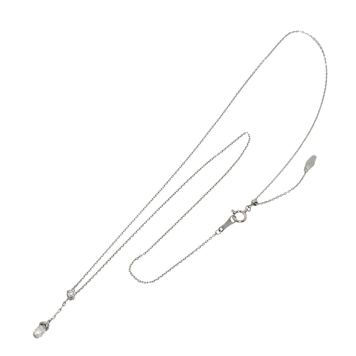 Diamond 0.43ct/0.06ct Necklace Pt Platinum 90334796