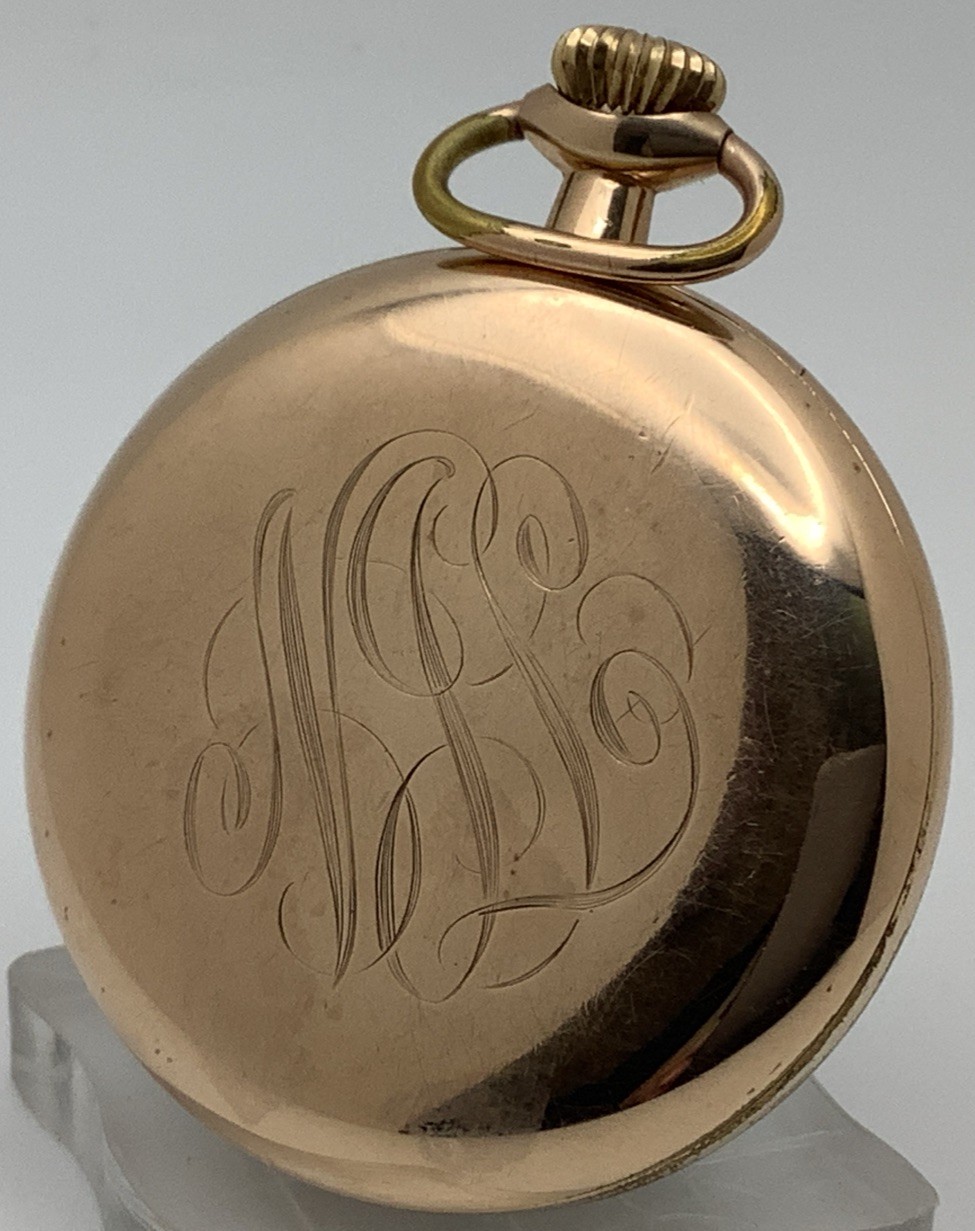 1924 Elgin Grade 291 16s Model 7 7J Gold Filled Pocket Watch RUNS