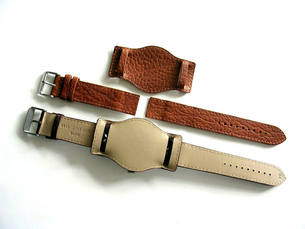 Buffalo Bund Open End Flieger German Pilot watch band Military strap IW SUISSE