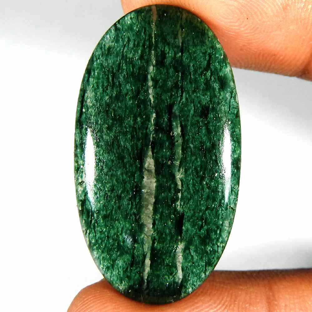 31.45Cts100%Natural Green Aventurine Oval Cabochon Loose Gemstone
