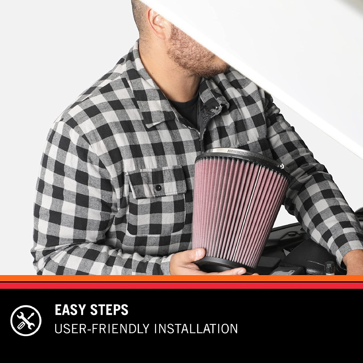 Vent Air Filter/Breather: High Performance, Premium, Washable, Replacement Engin