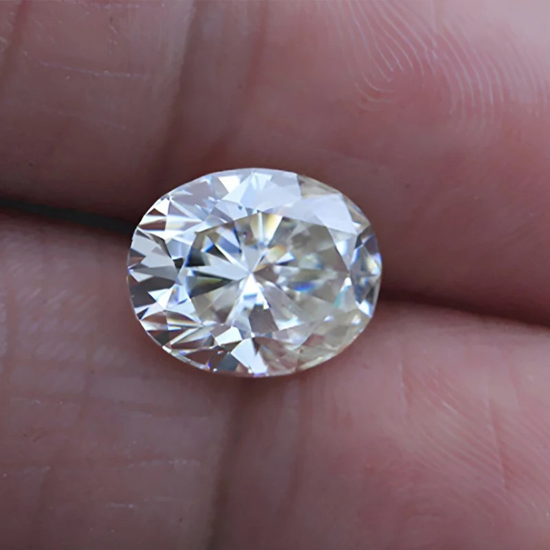 1-10pcs Oval Cut Hot Sale D Color VVS1 GRA 0.1-5ct for DIY Jewelry Making