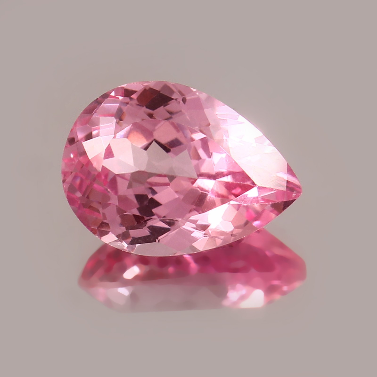 Natural Flawless Ceylon Padparadscha Sapphire Pear Cut Loose Gemstone 12.20 Ct