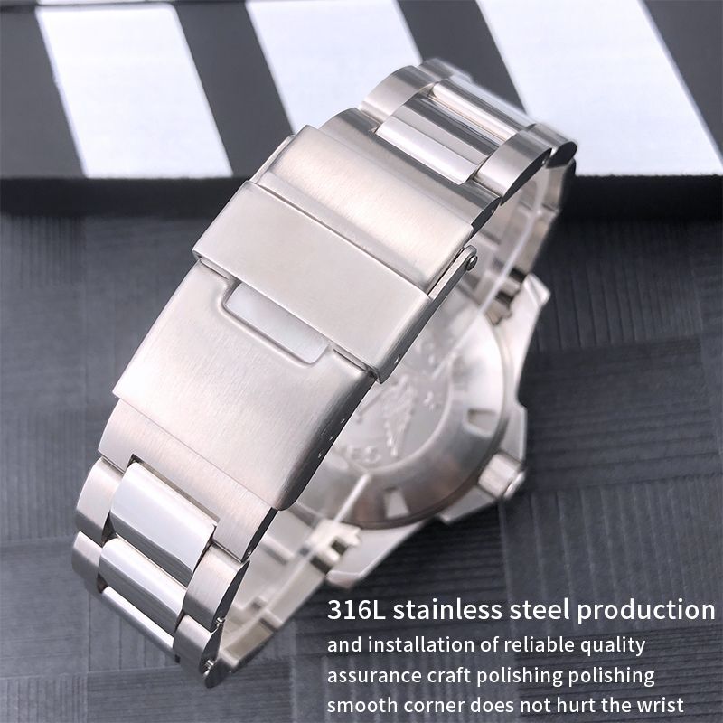 21 19 22mm Steel Bracelet Watch Band Oyster Strap Fits Longines HydroConquest