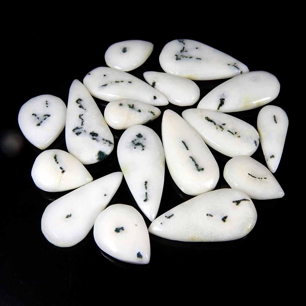 164.70Cts100%Natural Soler Quartz Pear Cabochon Lot Loose Gemstone