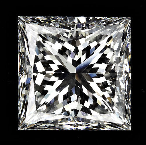 3.03 carat Princess cut Diamond GIA certificate G color VS1 clarity Ideal loose