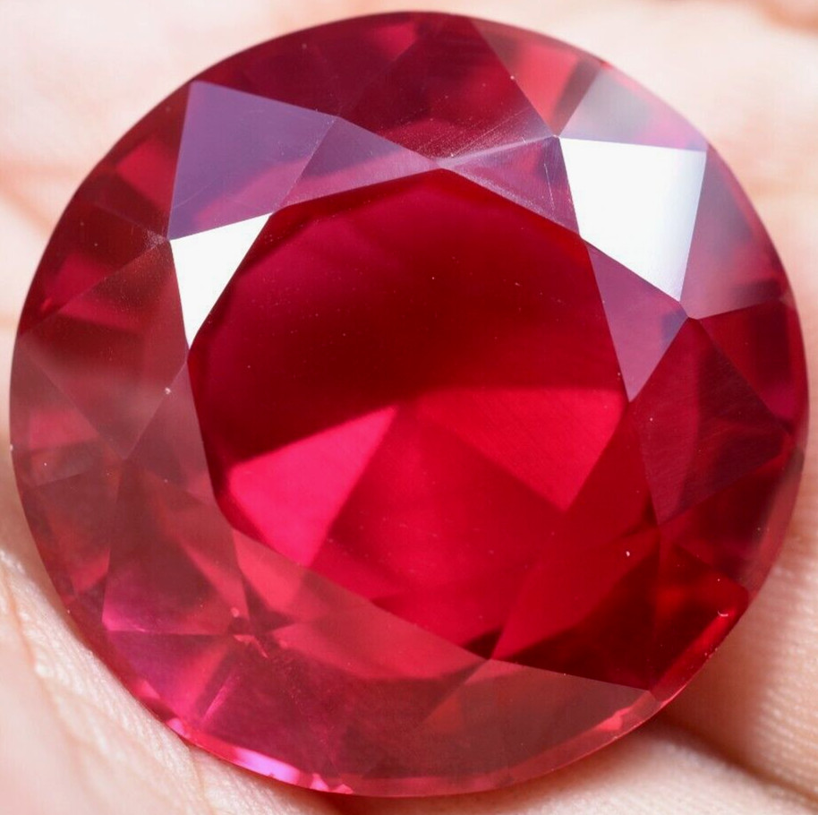 Natural 85.60 Ct Mogok Huge Pink Ruby Sparkling GGL Certified Loose Gemstone