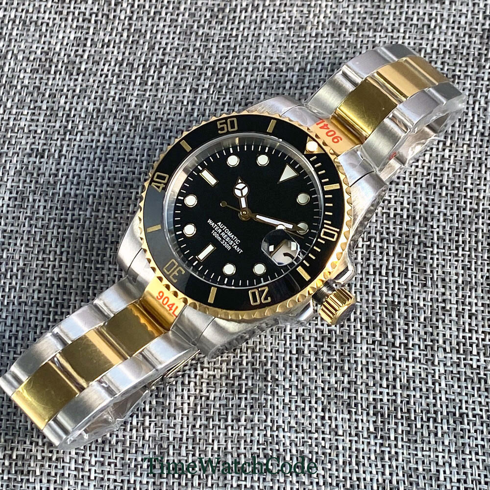 NH35A Movement Automatic Watch For Men 40mm Bliger/Sterile Dial Sapphire Crystal