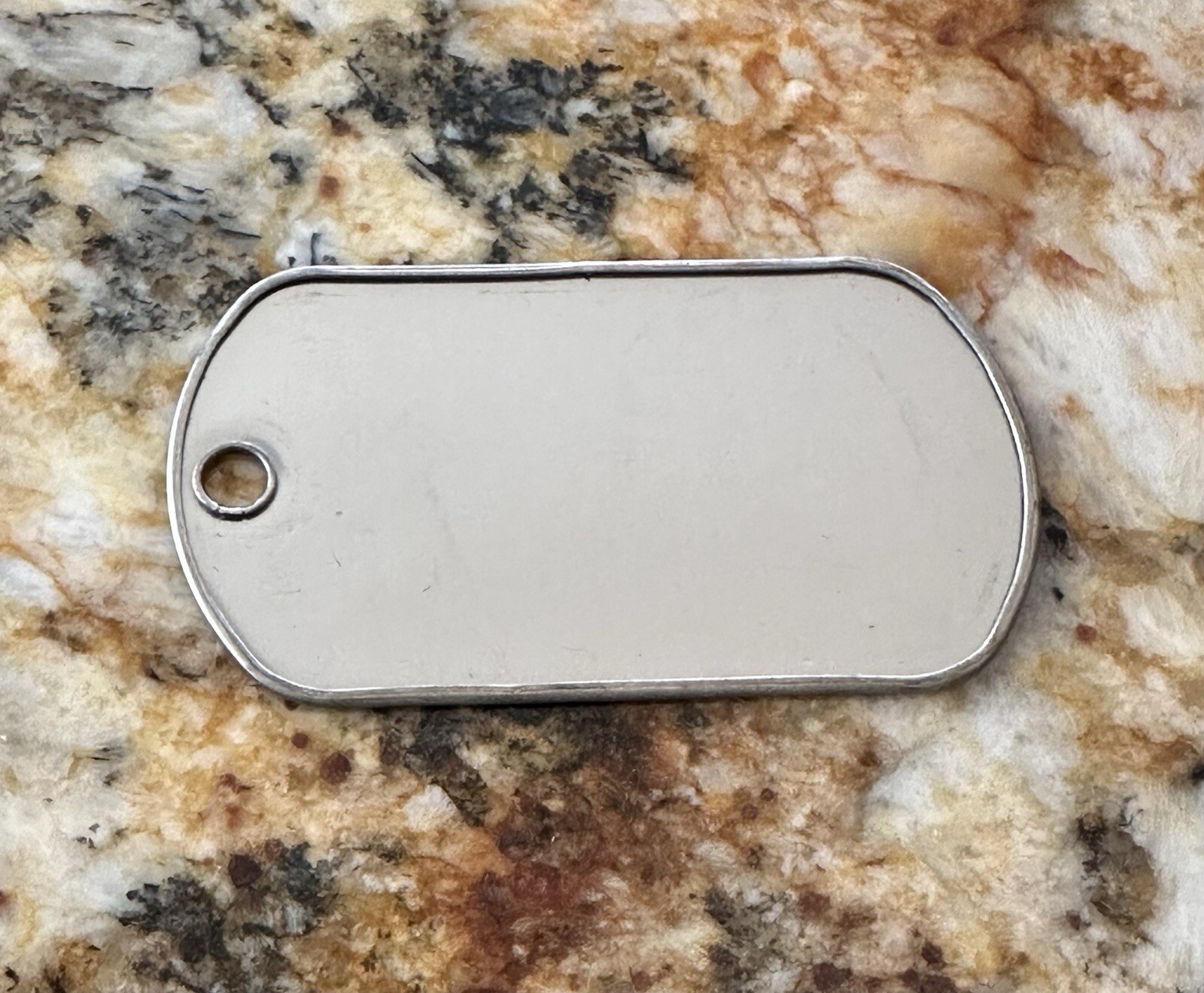 Lot of 30 Blank Plain Stainless Steel Dog Tags Pendant Matte Finish Jewelry