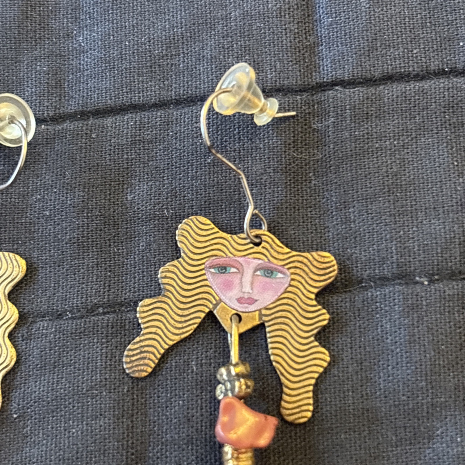 Kimberly Willcox for Silvestri Earrings Pierced Artisan. EUC