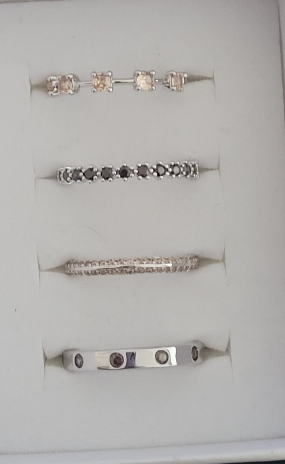 Bomb Party Luxe Bands Ambition Is My Middle Name Ring RBP8096 Size 8