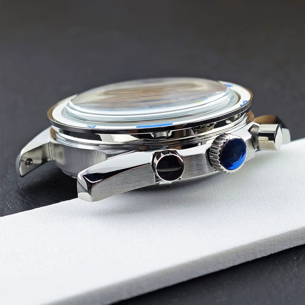 39.7Mm Men’S Watches Metal Case FIT VK63 Movement Case Watch Accessories Watch P