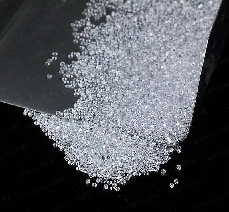 425 Pcs Loose Lab-Grown CVD Diamond LOT 0.80 mm D Color IF CLARITY Certified