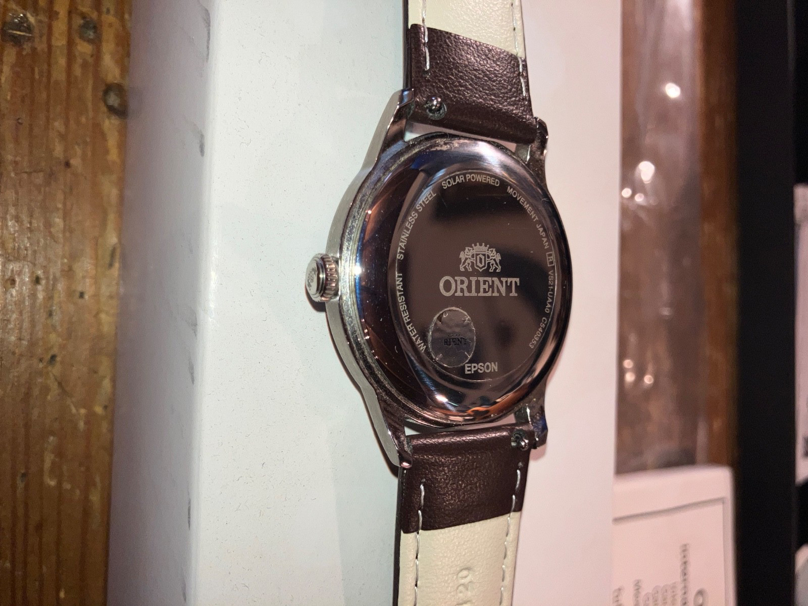 Orient Bambino Solar Powered 38mm Runs Perfectly