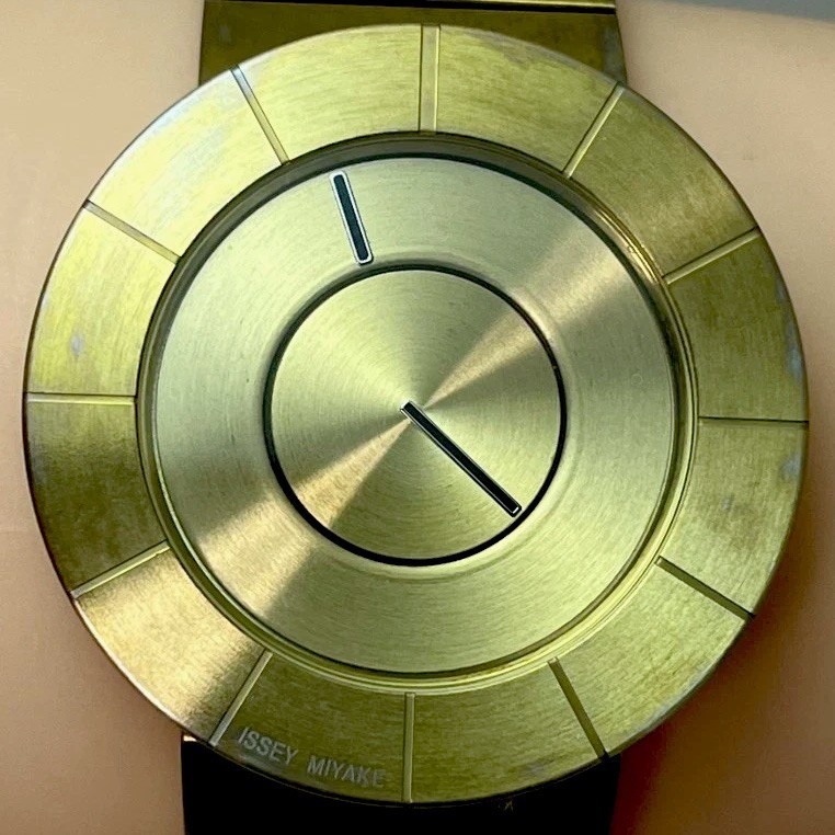 Seiko Issey Miyake TO NY0N005 Unisex Quartz Gold Stainless Steel w/BOX #164B