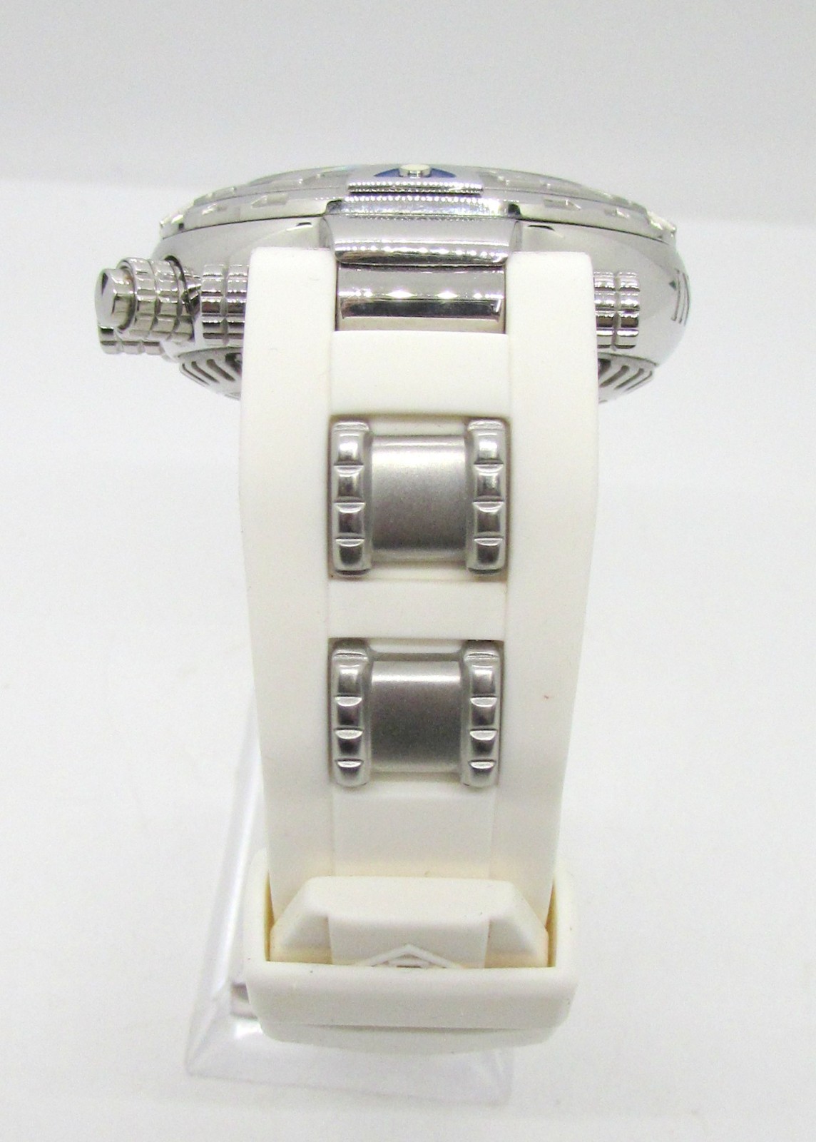 INVICTA SUBAQUA NOMA 24294 METEORITE DIAL WHITE BAND QUARTZ 47MM WRIST WATCH