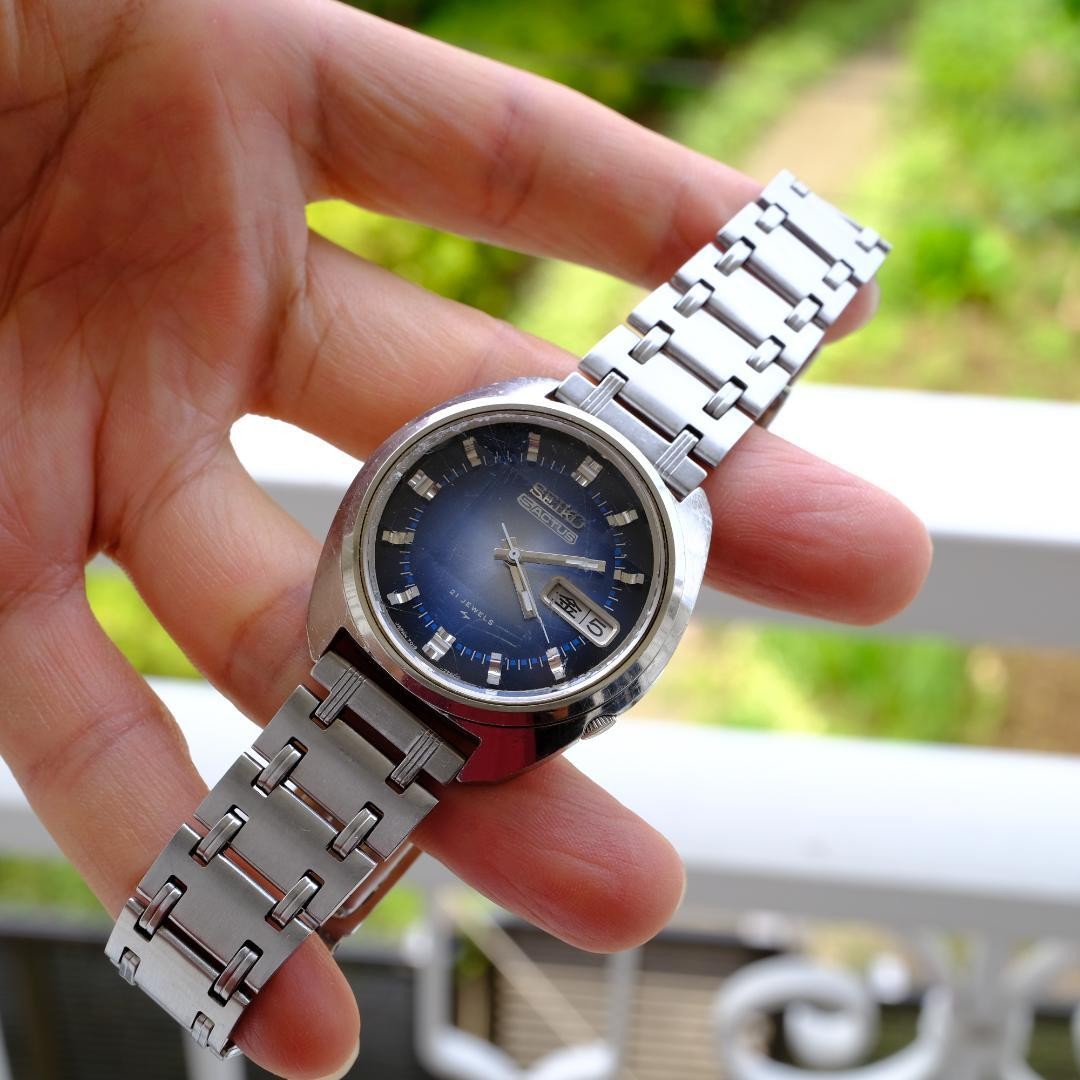 Working SEIKO 5 ACTUS Automatic Watch 21 Stone