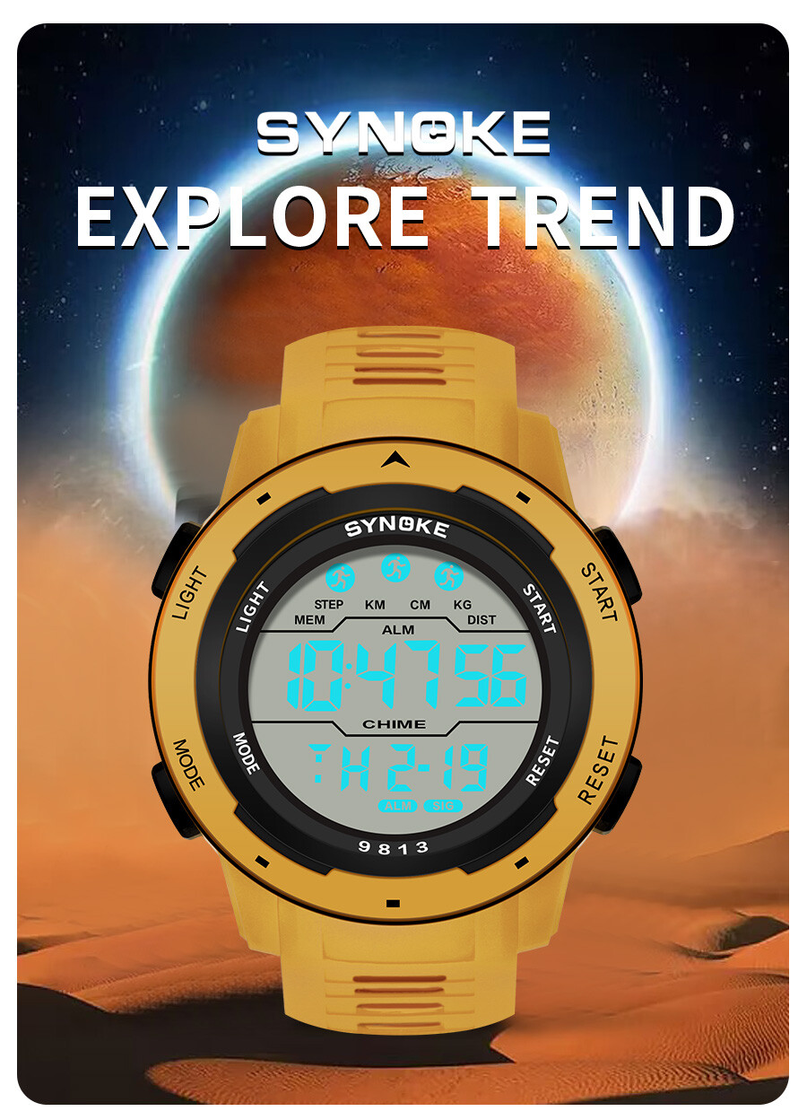 Men’s Waterproof Digital Sports Watch Military Tactical LED Backlight Wristwatch