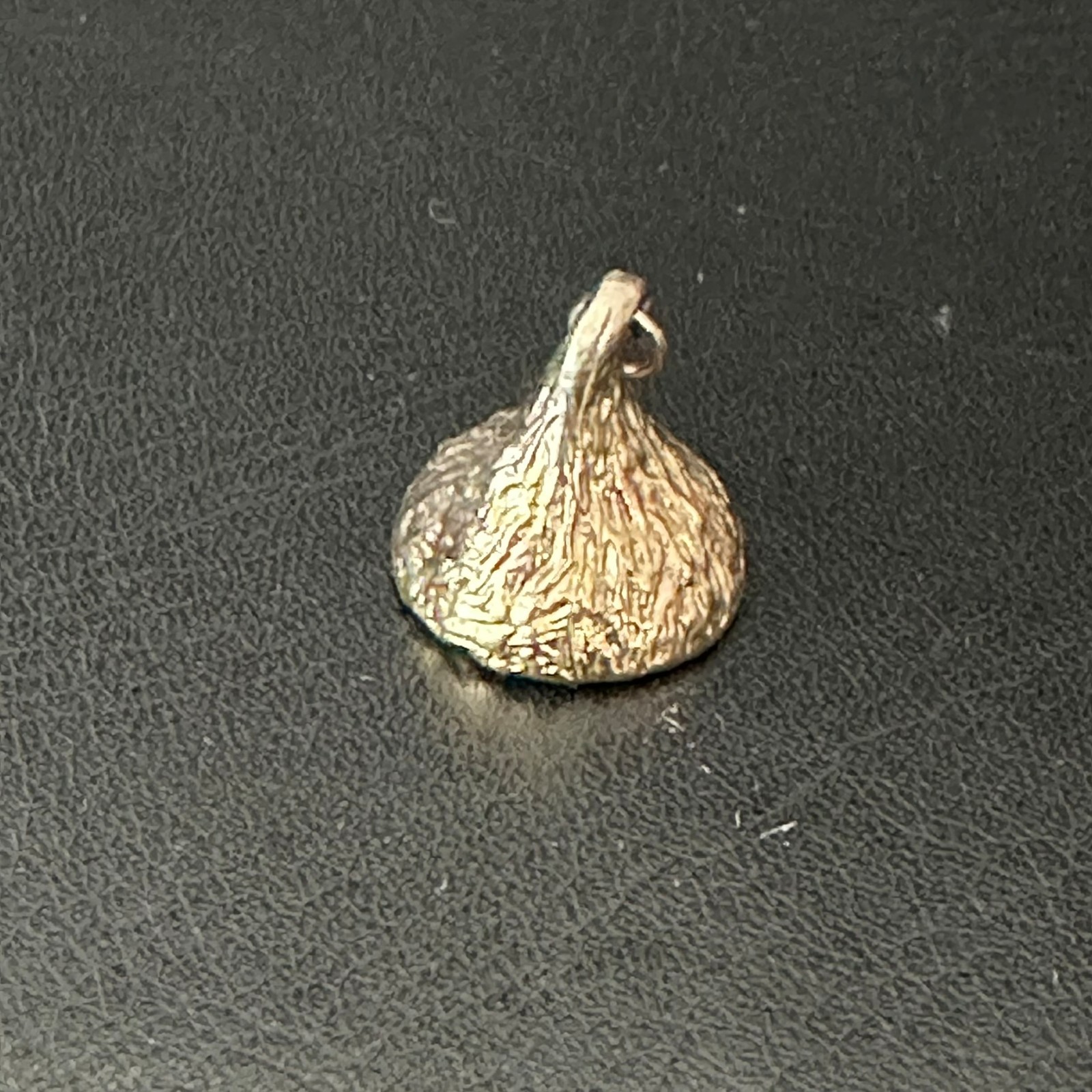 Vintage Vermeil Sterling Silver Hershey’s Kiss Pendant Chocolate Kiss Charm 14 g