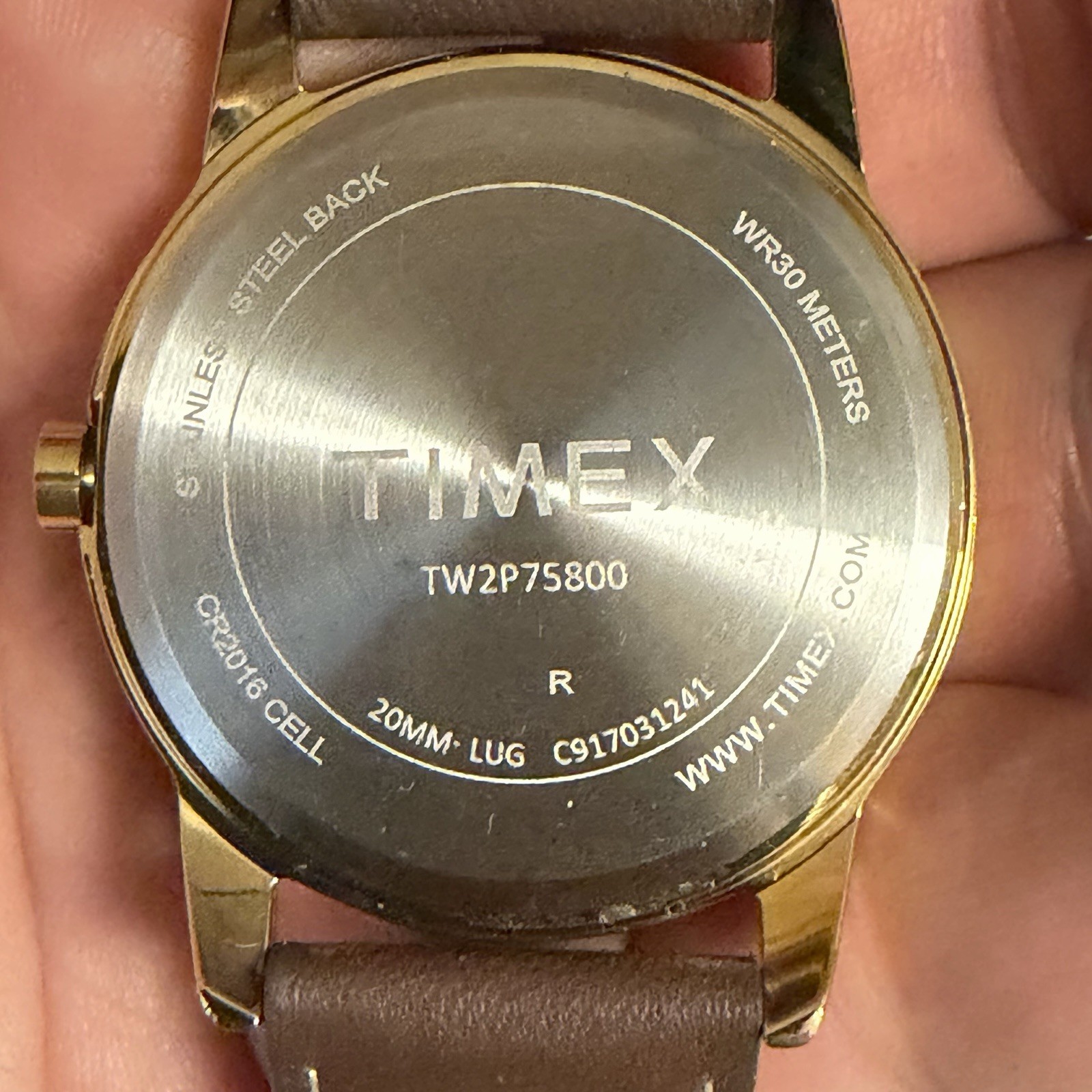Timex Easy Reader Cream Men’s Watch – TW2P75800