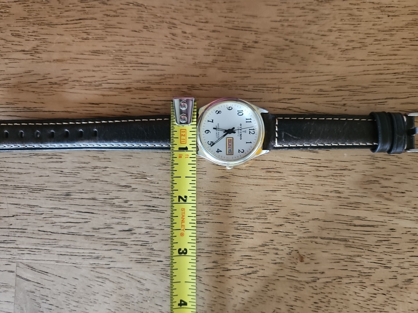 Optima Quartz Day Date Watch