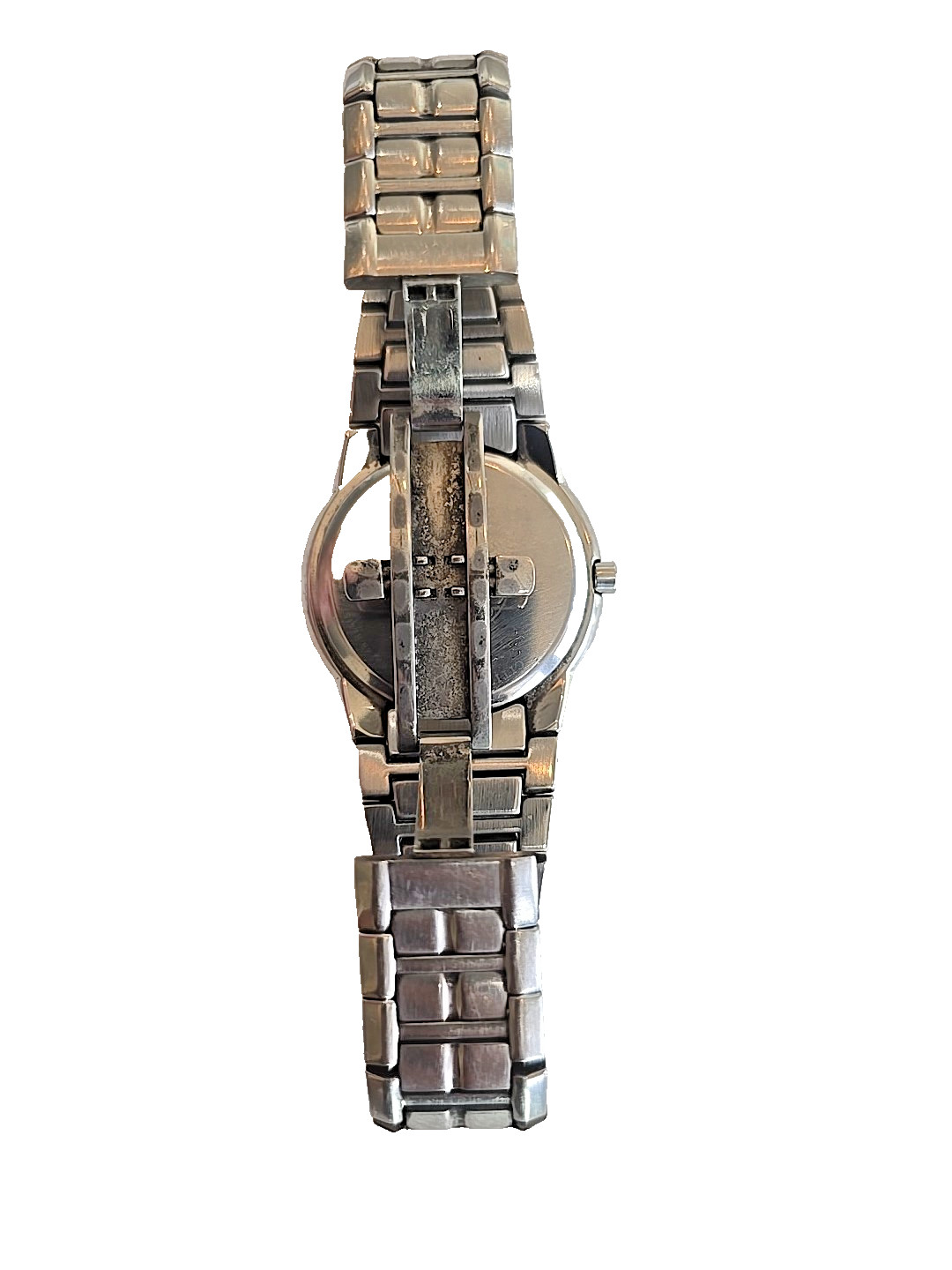 CITIZEN Eco-Drive E111 Men’s Stainless Steel Watch Date Silver Working