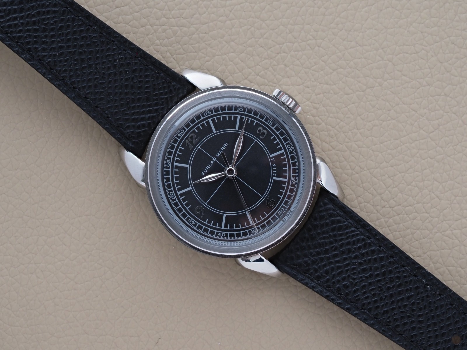 Furlan Marri Black Sector 37.5mm 20202 Black Dial Box Papers 2022