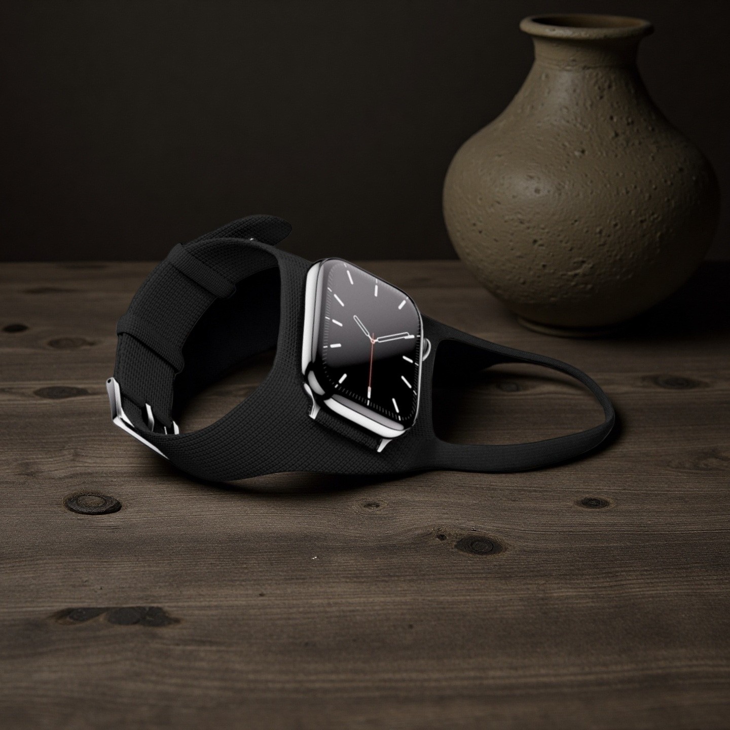 Breathable Knit Ergonomic Band, Perfect View Angle for All Apple Watch