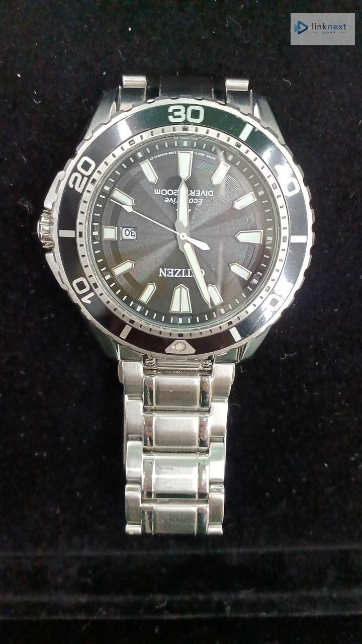 CITIZEN E168-003FR01 Solar Men’s Stainless Steel Analog Watch