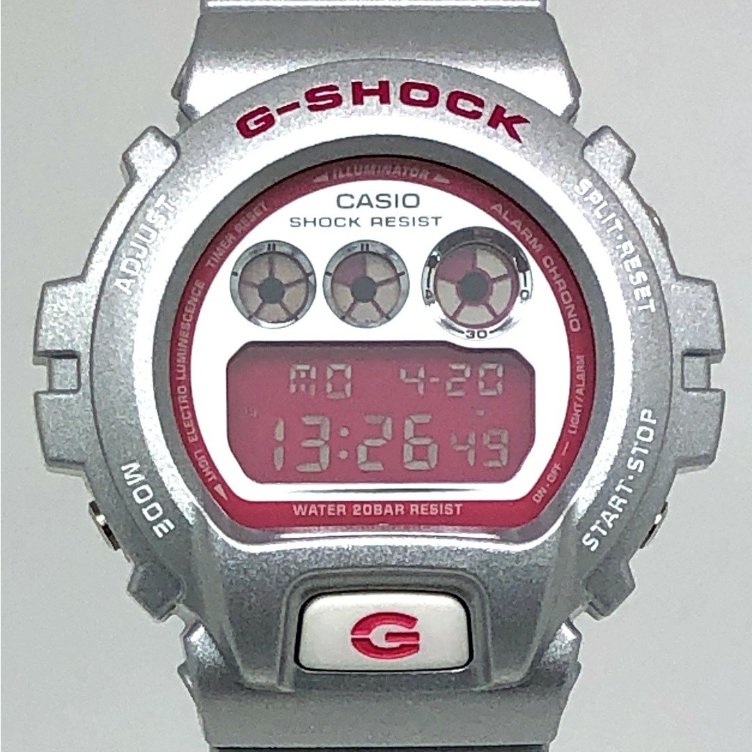 G SHOCK DW 6900CB 8 Crazy Colors Silver x Pink Mirror Dial Inverted Released in