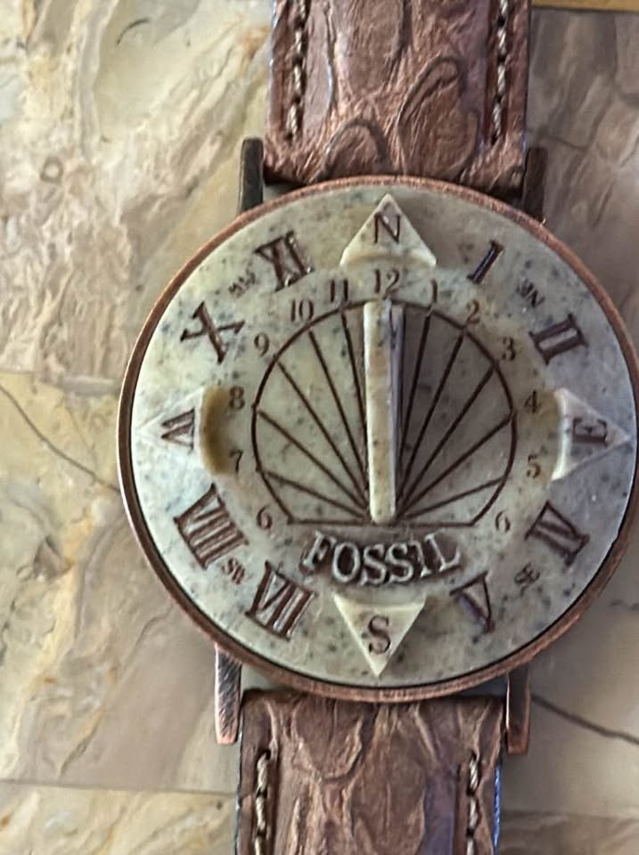 Fossil Sundial Limited Edition Rare Watch w/ Box. Vintage! Model SD-7620