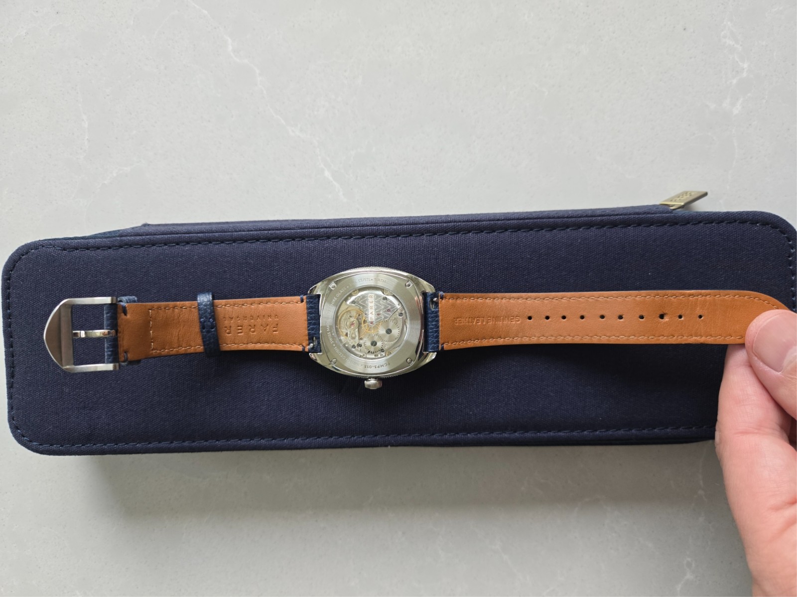 Farer Eddington Moonphase Watch, hand-wound