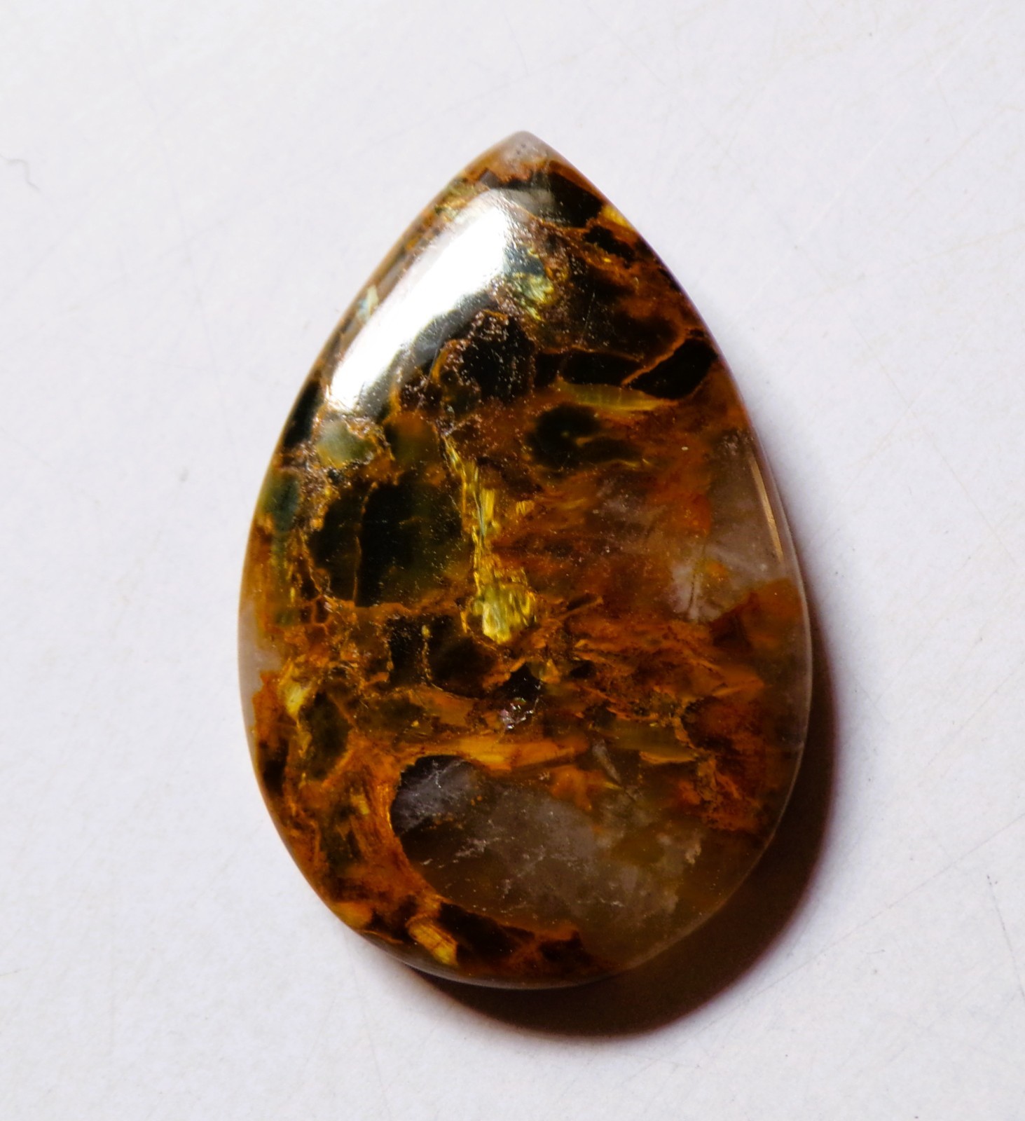 31.20 Cts Natural Pietersite Cabochon Loose Gemstone 34X22.4X5MM 79