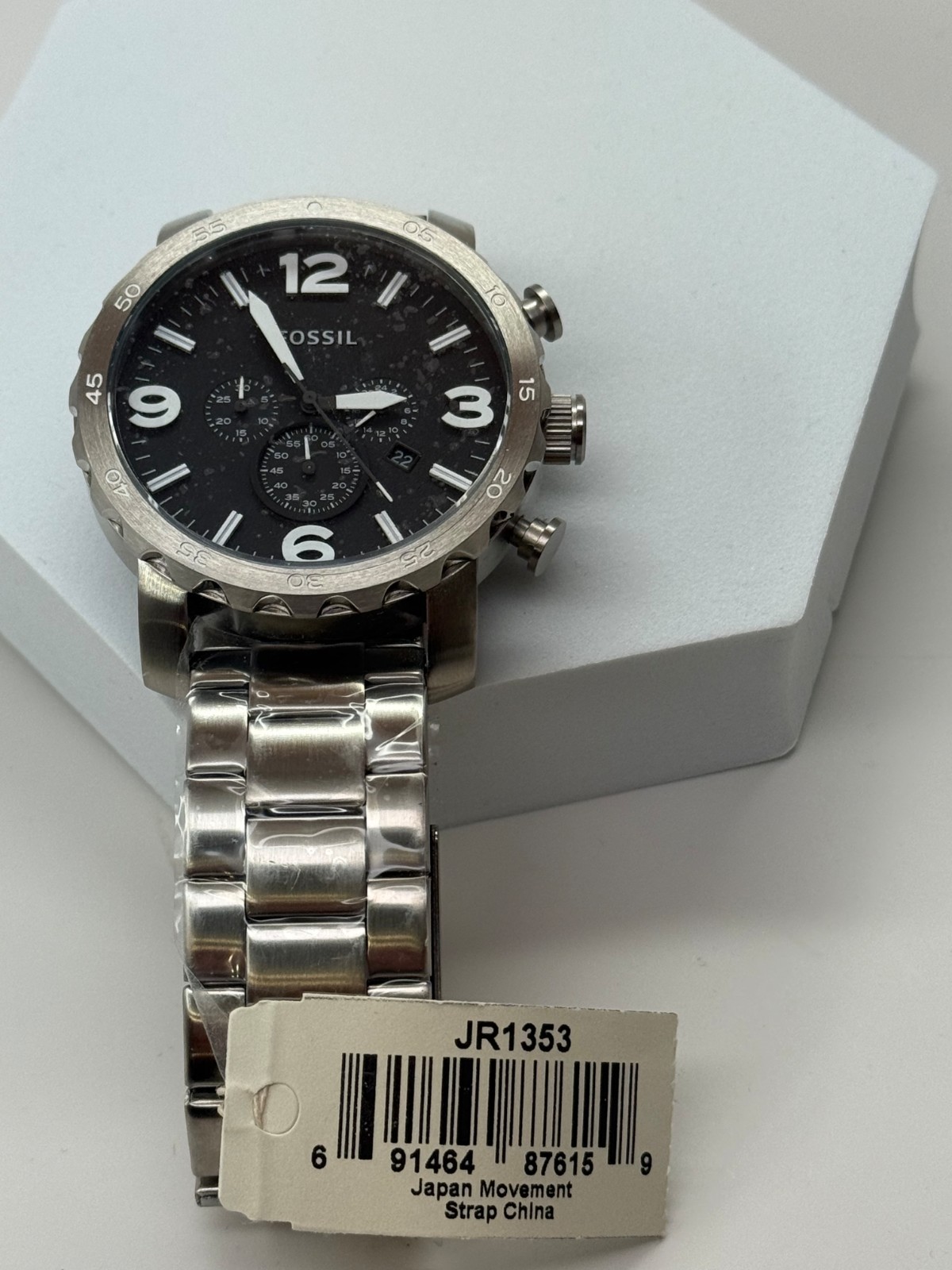 Fossil JR-1353 Chronograph Men’s Watch, JR1353 **BRAND NEW**