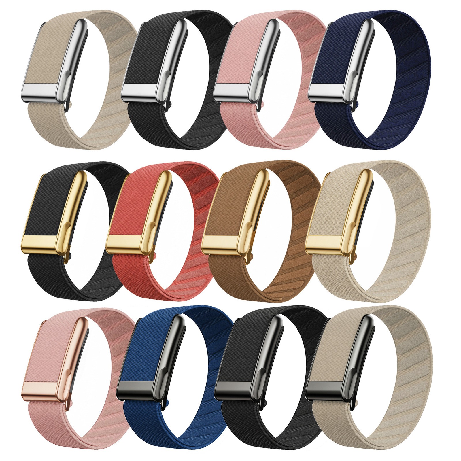 Luxury Nylon Adjustable Sport Metal Frame Band Strap For Whoop 5.0 One/Peak/Life