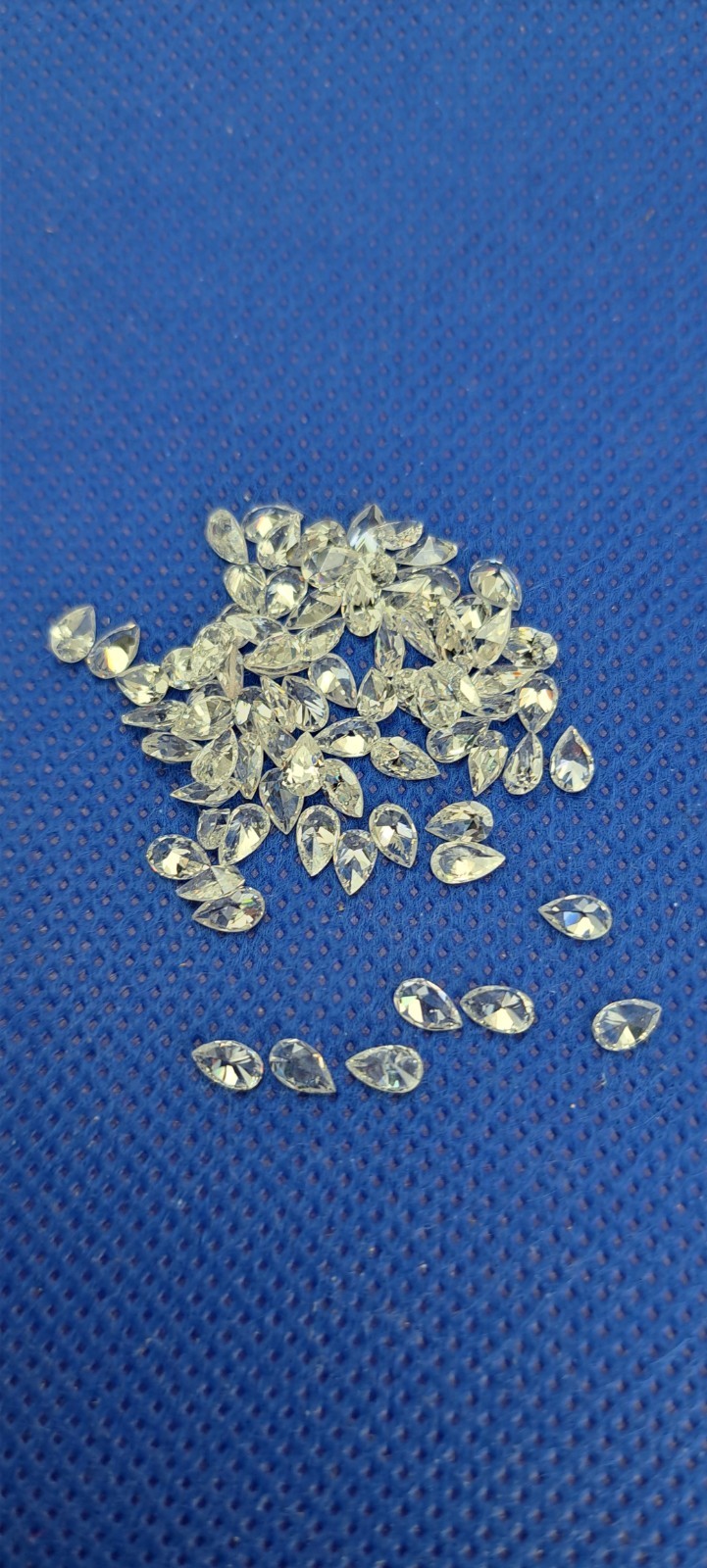10 Pieces 5x3mm Pear Shaped CZ Cubic Zirconia Loose Stones