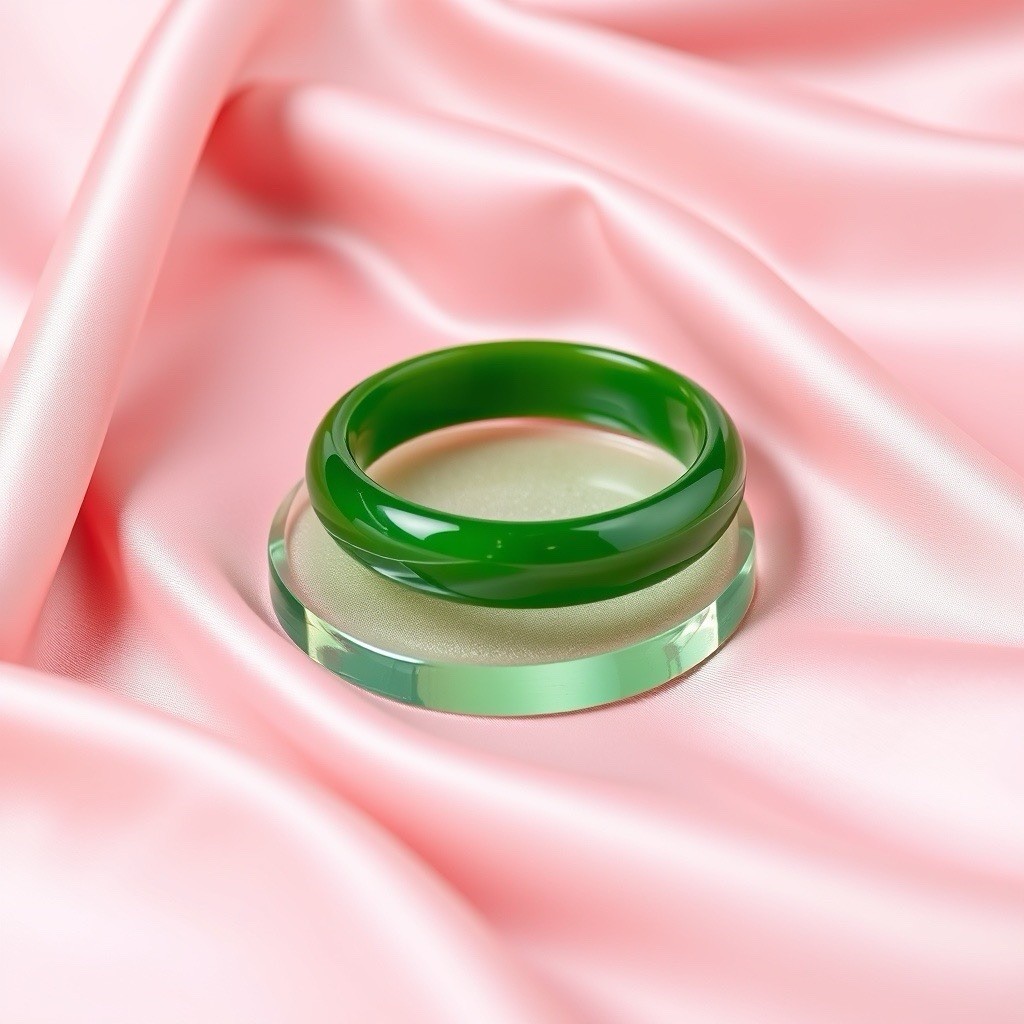 Natural Green Jade Bangle 61mm Inner Diameter AAAA Handpicked
