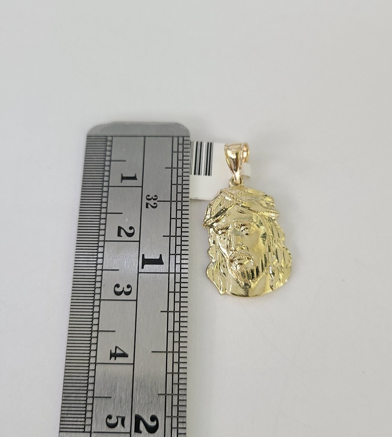 10k Jesus Head Charm Pendant REAL 10Kt Yellow Gold Genuine