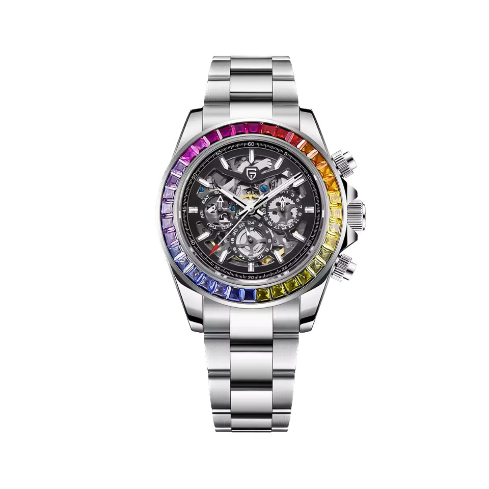 Pagani Design PD-1653 Rubber Black Men Automatic Watch