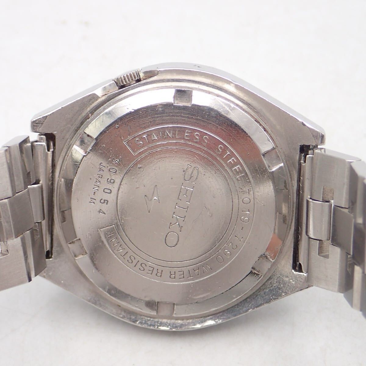 Vintage Seiko Advan 7019-7290 Automatic 21J Green Blue Gradient Dial JDM Rare