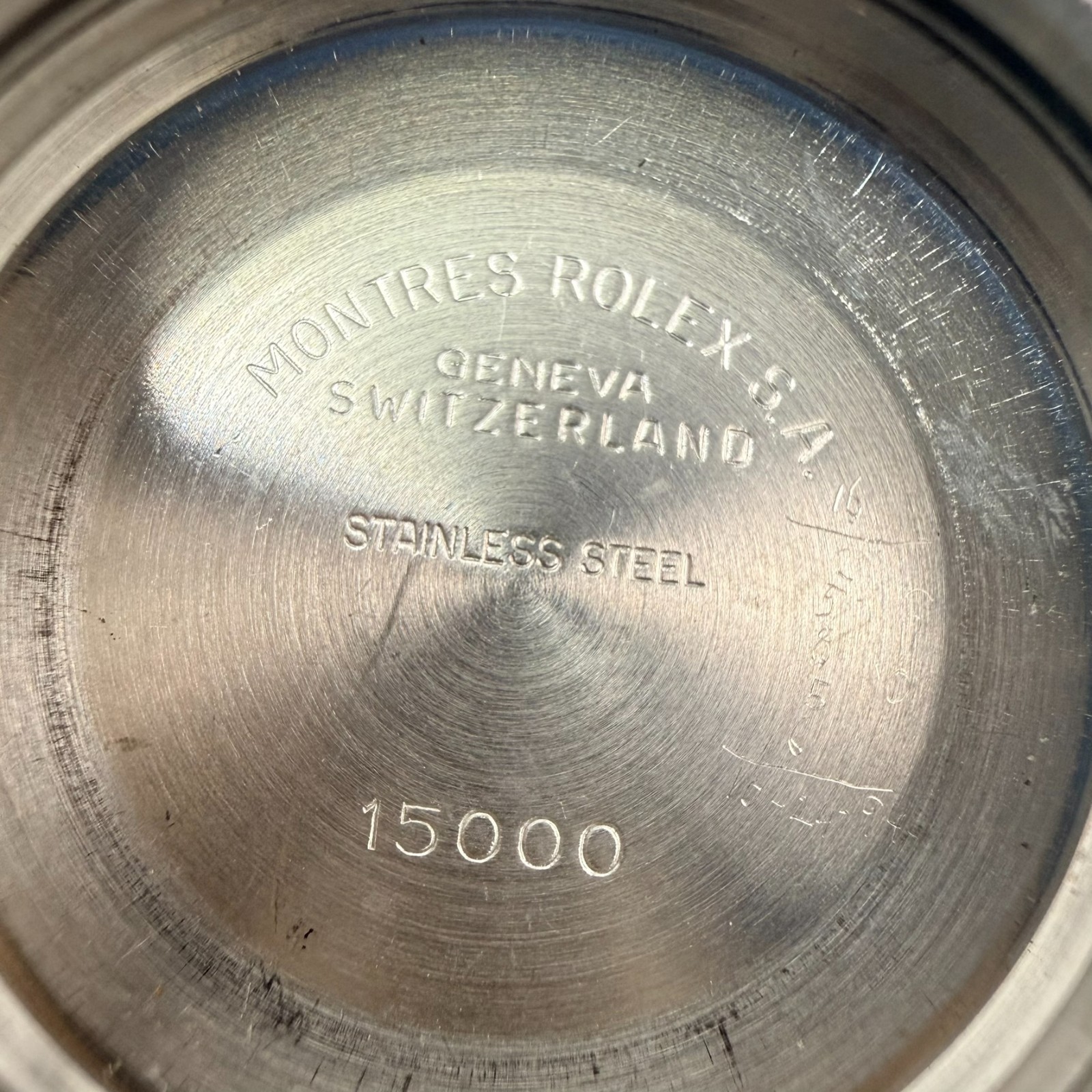 VINTAGE GENUINE ROLEX OYSTER DATE 15003 CASE 34MM QUICK SET FOR CAL 3035 # 787