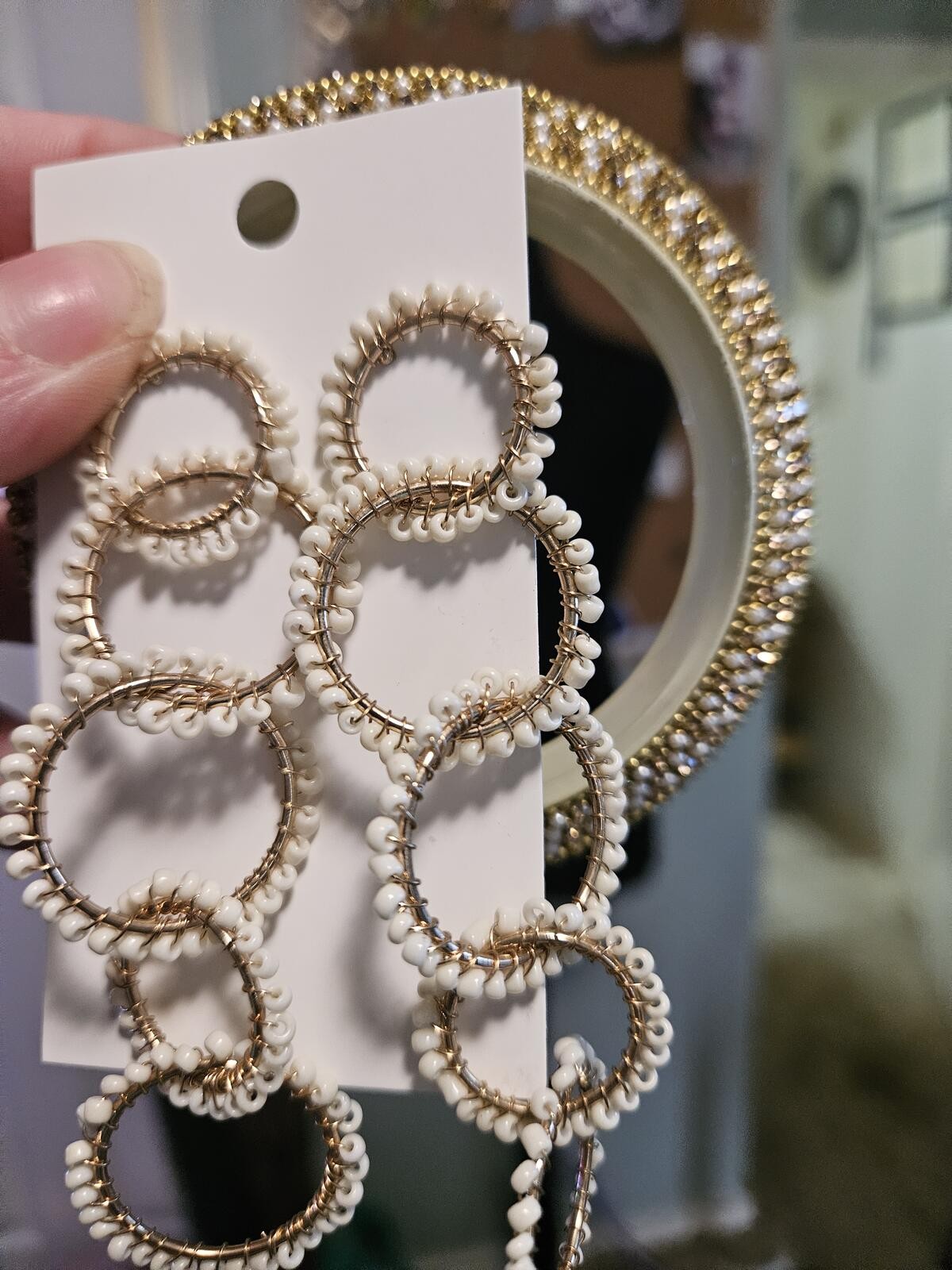 Earrings and bracelet 2 piece set