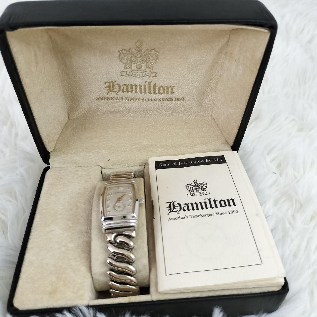 Hamilton Benton Ladies Vintage Quartz Small Seconds Silver Dial From JAPAN
